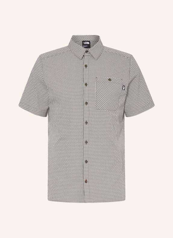 THE NORTH FACE Outdoor shirt HYPRESS  GREEN/ WHITE