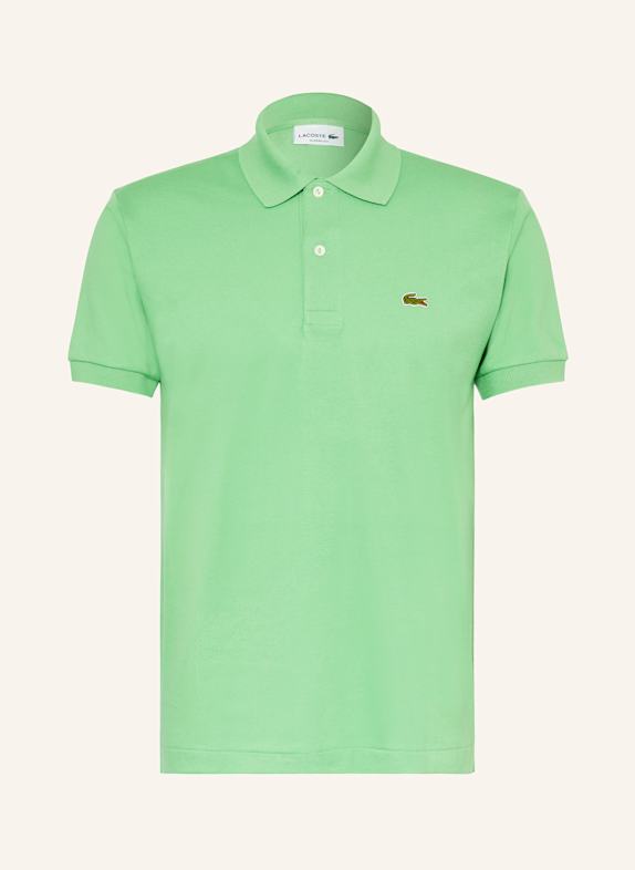 LACOSTE Piqué-Poloshirt Classic Fit HELLGRÜN