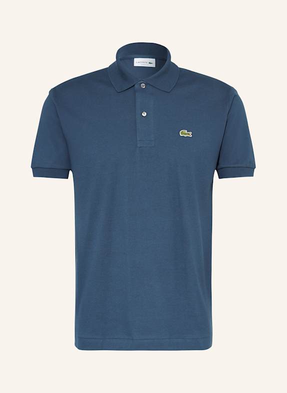 LACOSTE Piqué-Poloshirt Classic Fit PETROL