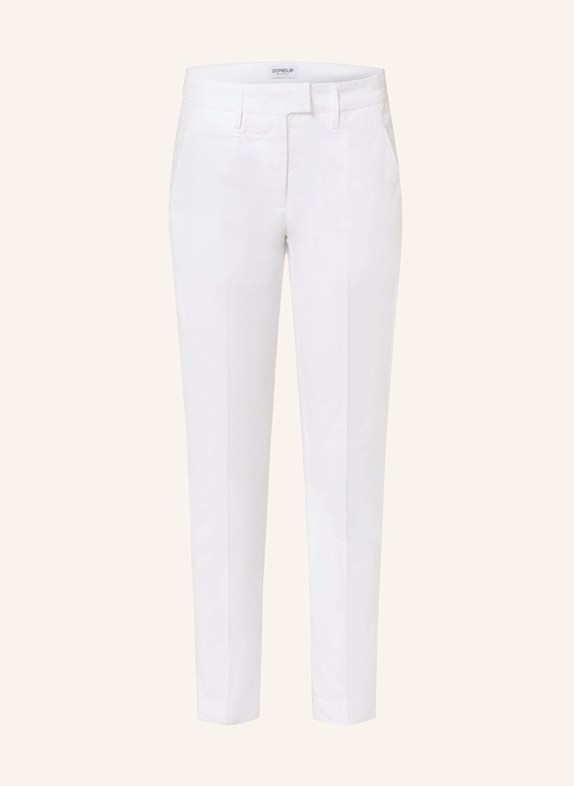 Dondup 7/8 chinos PERFECT-SLIM WHITE