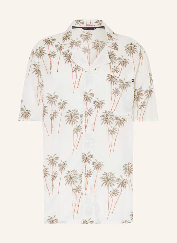 TOMMY HILFIGER Resorthemd Comfort Fit WEISS/ DUNKELROT/ GRÜN
