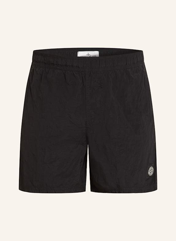 STONE ISLAND Badeshorts SCHWARZ