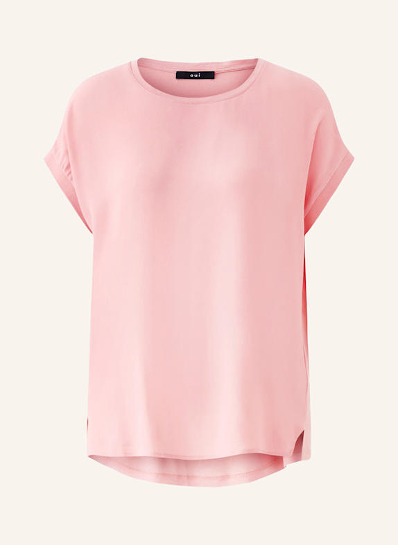 oui Shirt blouse in mixed materials PINK