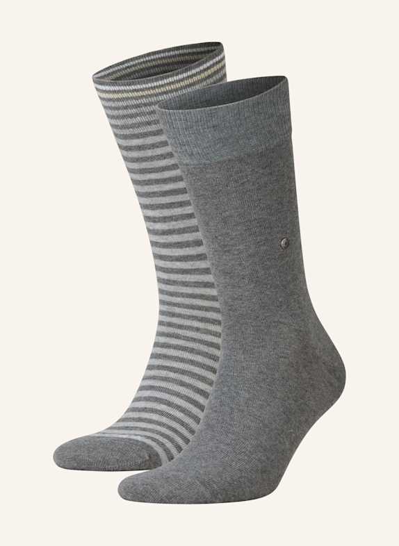 Burlington 2er-Pack Strümpfe EVERYDAY MIX 3390 LIGHT GREYMEL.