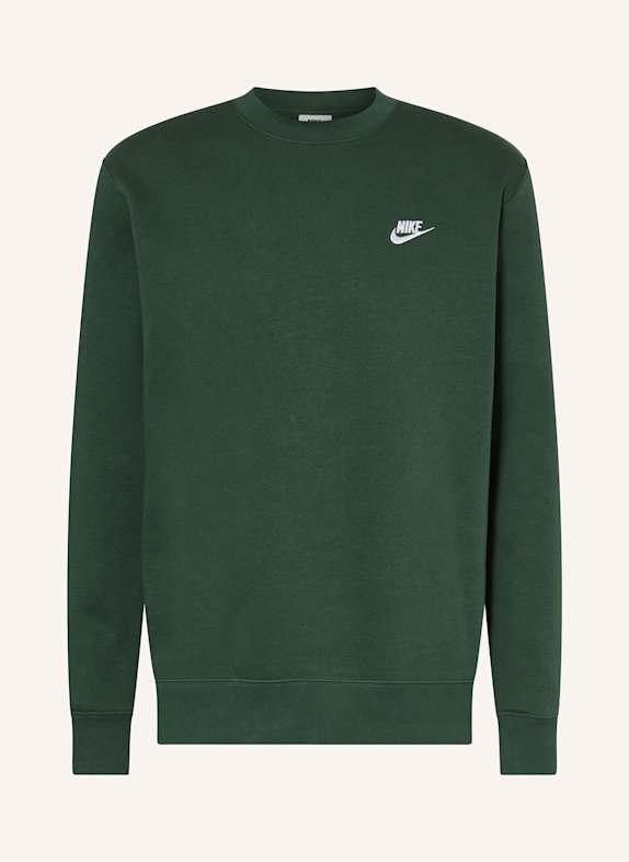 Nike Bluza nierozpinana CIEMNOZIELONY