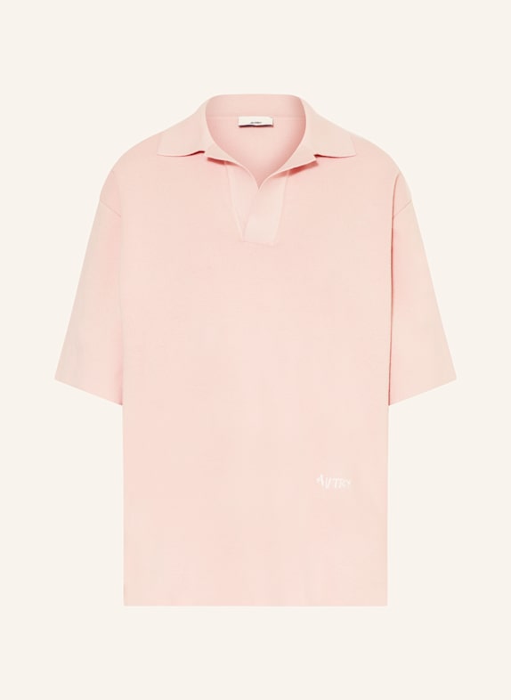 AUTRY Strick-Poloshirt ROSÉ