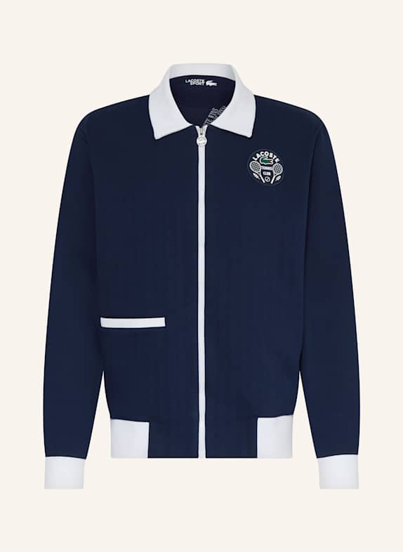LACOSTE Trainingsjacke HERITAGE DUNKELBLAU