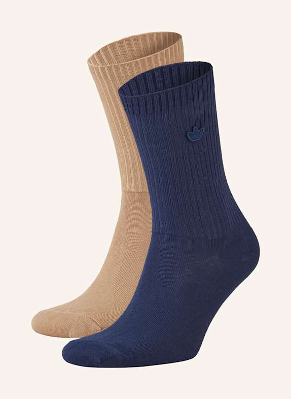 adidas Originals Two-pack of socks CREW DARK BLUE/ CAMEL