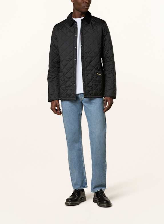 Barbour Veste matelassée HERITAGE LIDDESDALE NOIR