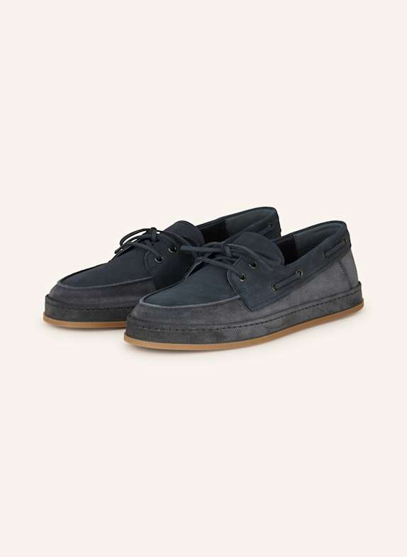 HOGAN Bootsschuhe H683 BLAUGRAU