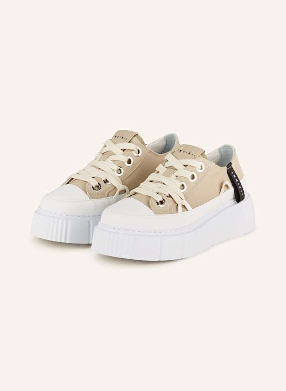 INUIKII Sneaker MATILDA CANVAS LOW HELLGRAU