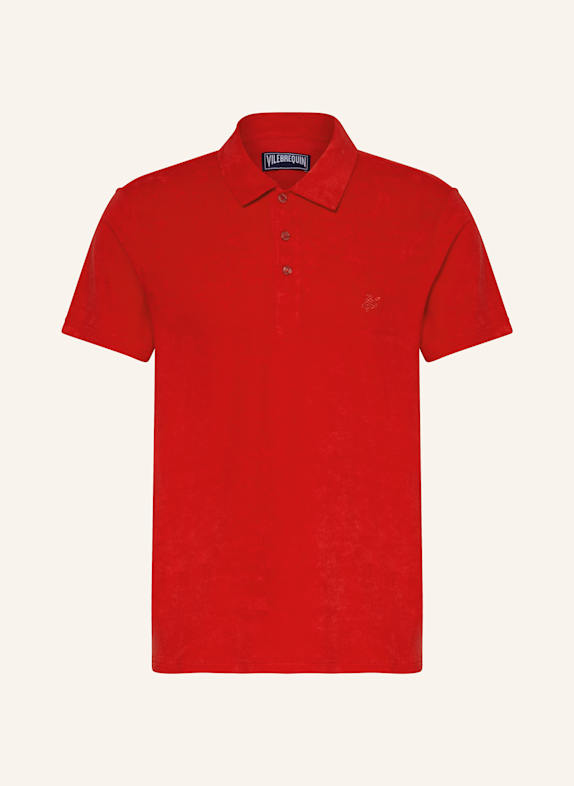 VILEBREQUIN Terry cloth polo shirt PHOENIX AQ100 RED