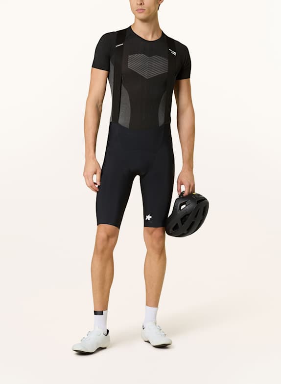 ASSOS Fietsbroek EQUIPE R S11 met bretels en gewatteerde inzetstukken ZWART