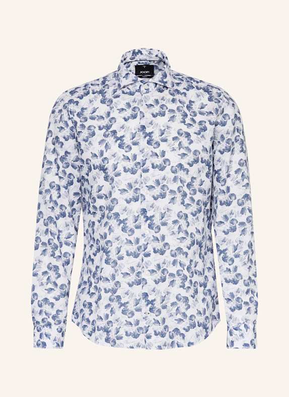 JOOP! Hemd PAI Slim Fit mit Leinen WEISS/ BLAU