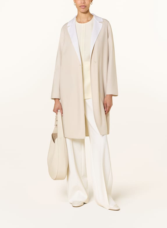 manzoni 24 manteau en laine BEIGE