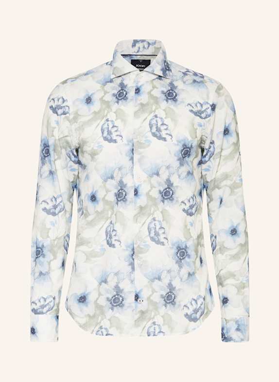 JOOP! Hemd PAI Slim Fit mit Leinen WEISS/ BLAU/ GRÜN