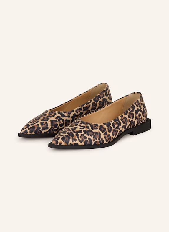 COPENHAGEN Ballerinas CPH415 SCHWARZ/ HELLBRAUN/ BRAUN