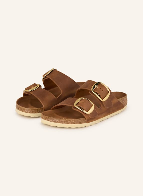 BIRKENSTOCK Pantoletten ARIZONA BIG BUCKLE BRAUN