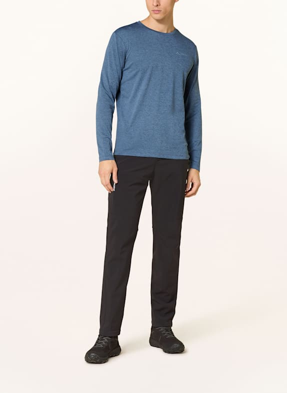VAUDE ESSENTIAL-shirt met lange mouwen BLAUWGRIJS