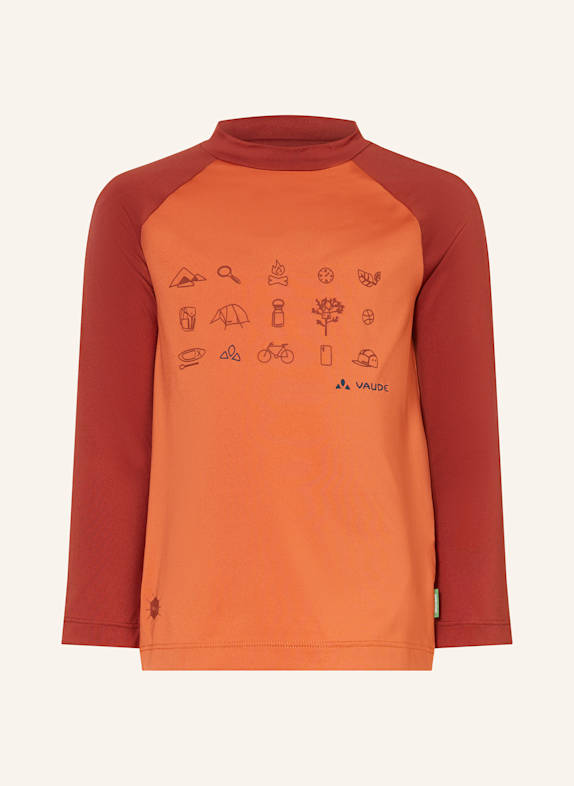 VAUDE Longsleeve SOLARO III DUNKELROT/ ROT