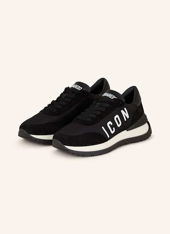 DSQUARED2 Sneaker RUNNING SCHWARZ/ WEISS