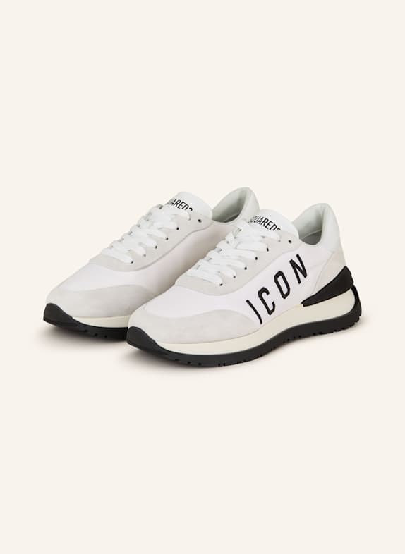 DSQUARED2 Sneaker RUNNING WEISS/ HELLGRAU