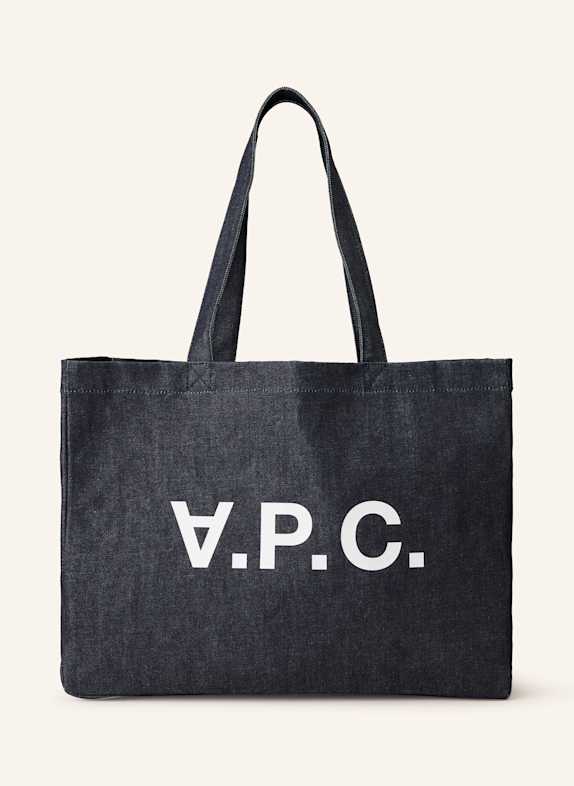 A.P.C. Shopper in denim look DARK BLUE