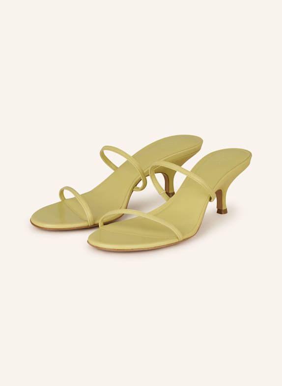 GIA BORGHINI Mules GRACE LIGHT GREEN
