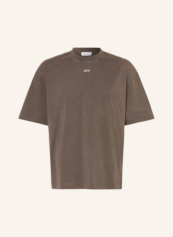 Off-White T-shirt MARTYRDOM DARK BROWN/ DARK GREEN