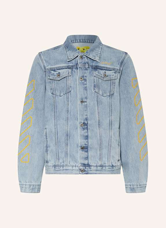 Off-White Jeansjacke BOOKISH DIAG HELLBLAU
