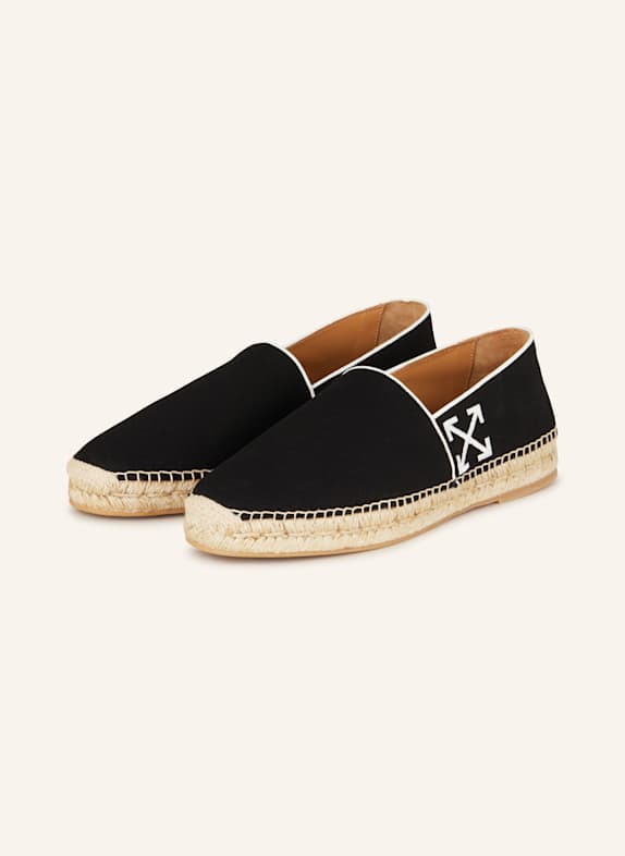 Off-White Espadrilles BIARRITZ SCHWARZ/ WEISS