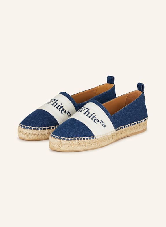 Off-White Espadrilles BOOKISH DUNKELBLAU/ WEISS