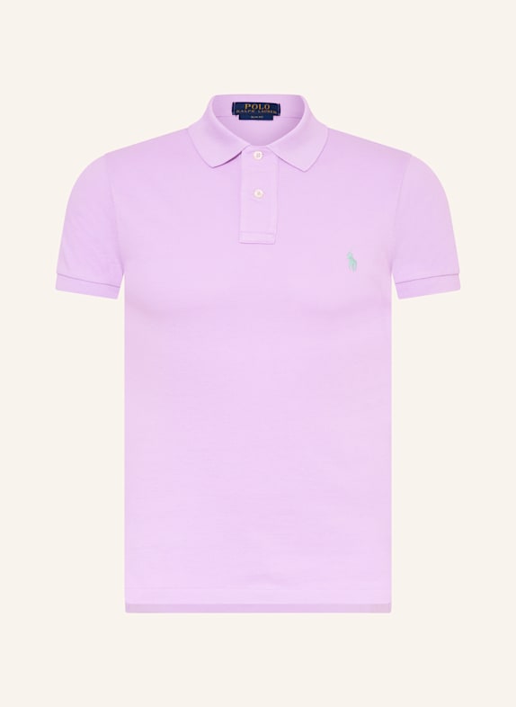 POLO RALPH LAUREN Piqué polo shirt slim fit PURPLE