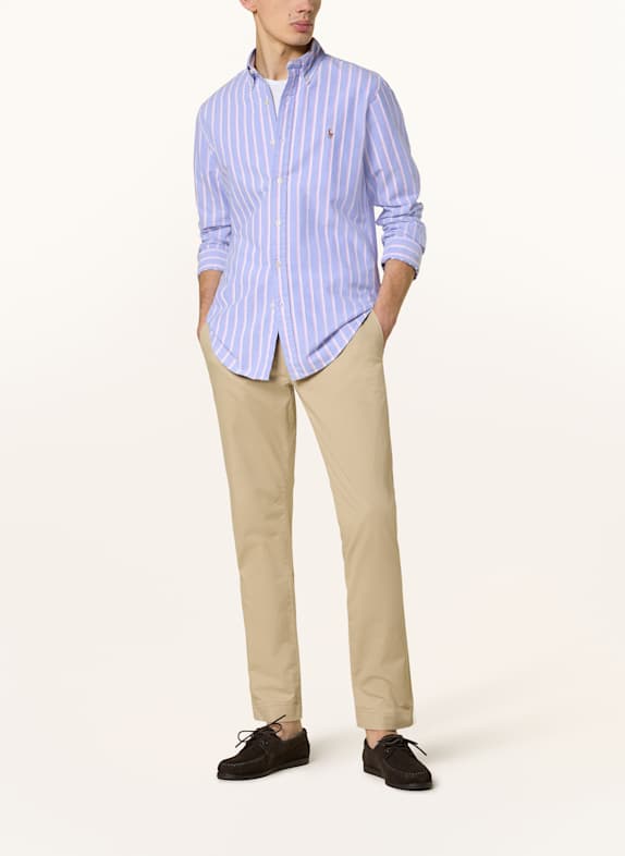 POLO RALPH LAUREN Oxford shirt custom fit BLUE / WHITE / PINK