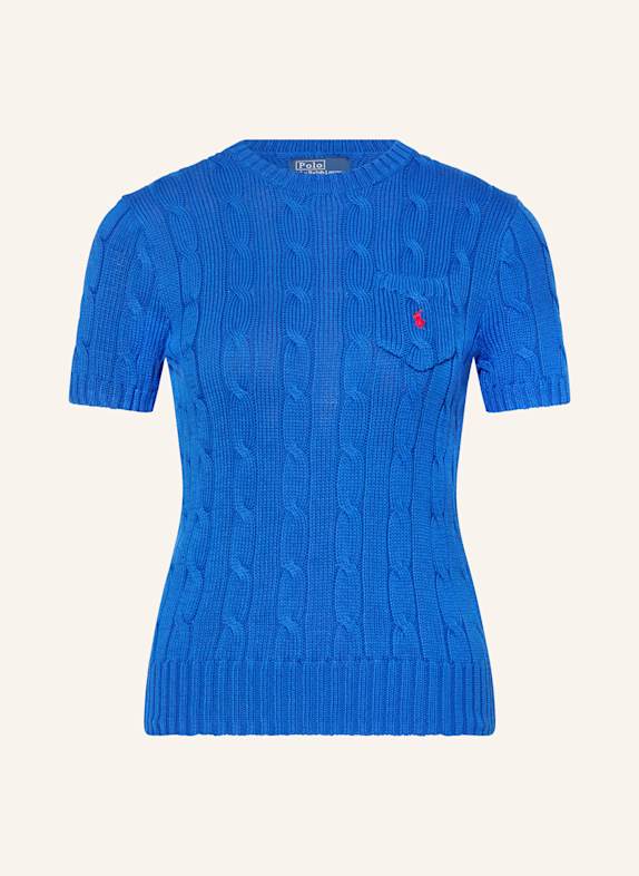 POLO RALPH LAUREN Dzianinowa koszulka NIEBIESKI