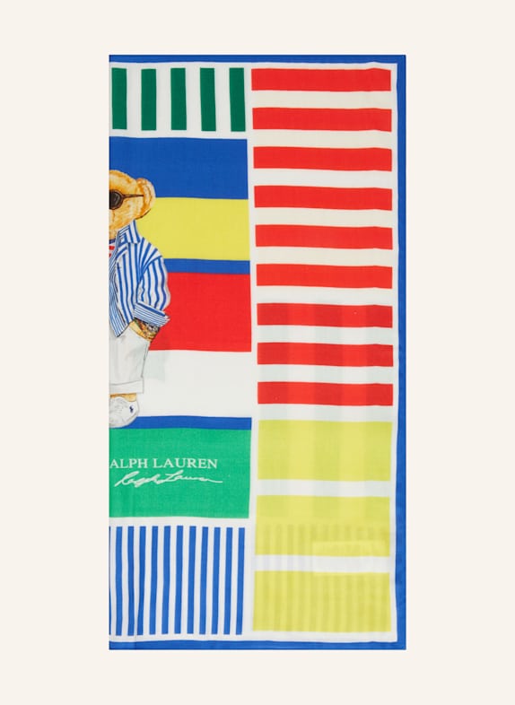 POLO RALPH LAUREN Scarf WHITE/ BLUE/ RED