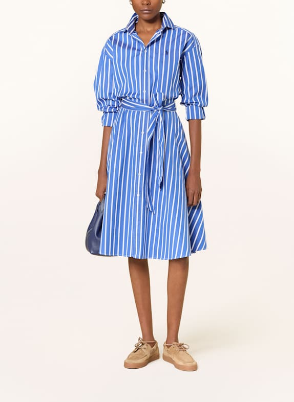 POLO RALPH LAUREN Hemdblusenkleid BLAU
