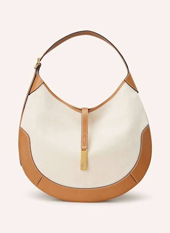 POLO RALPH LAUREN Handtasche CREME/ COGNAC