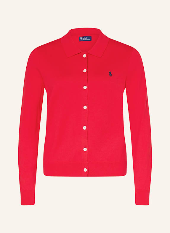 POLO RALPH LAUREN Strickjacke ROT