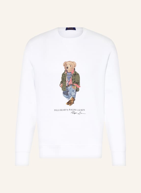 POLO RALPH LAUREN Sweatshirt 004 CR24 WHITE EXPLORER BEAR