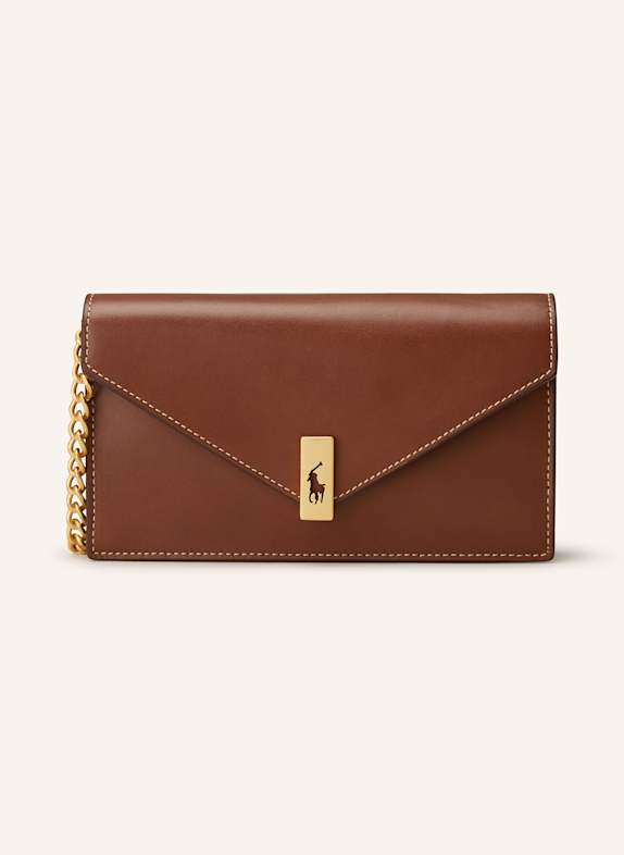 POLO RALPH LAUREN Clutch BRAUN