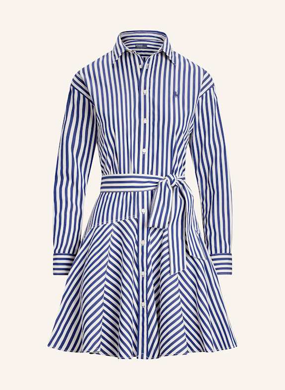 POLO RALPH LAUREN Shirt dress BLUE/ WHITE