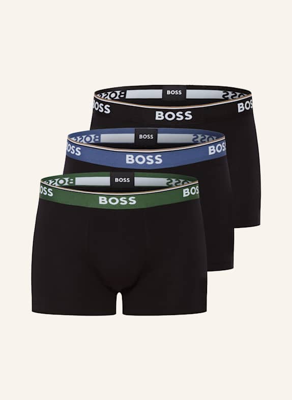 BOSS 3-pack boxer shorts POWER BLACK