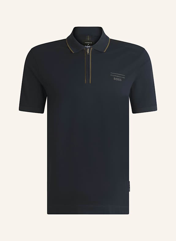 BOSS Piqué-Poloshirt PARAS DUNKELBLAU