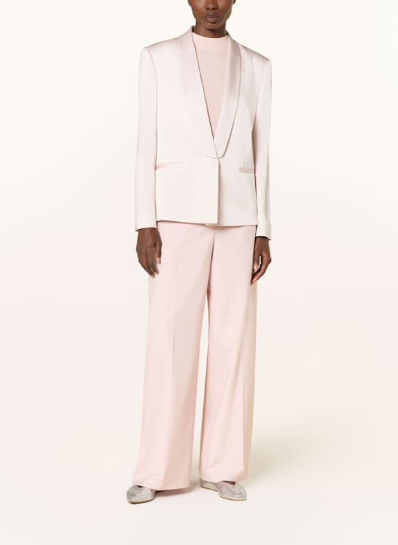 BOSS Satin blazer JANKA3 LIGHT PINK