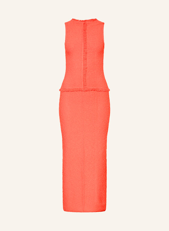 BOSS Bouclé dress FOVINA SALMON