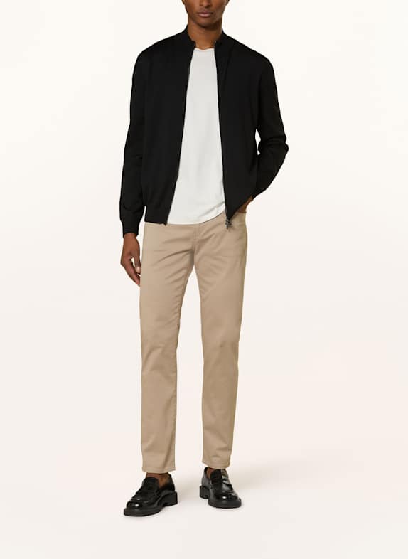 BOSS Gebreid vest BALONSO ZWART
