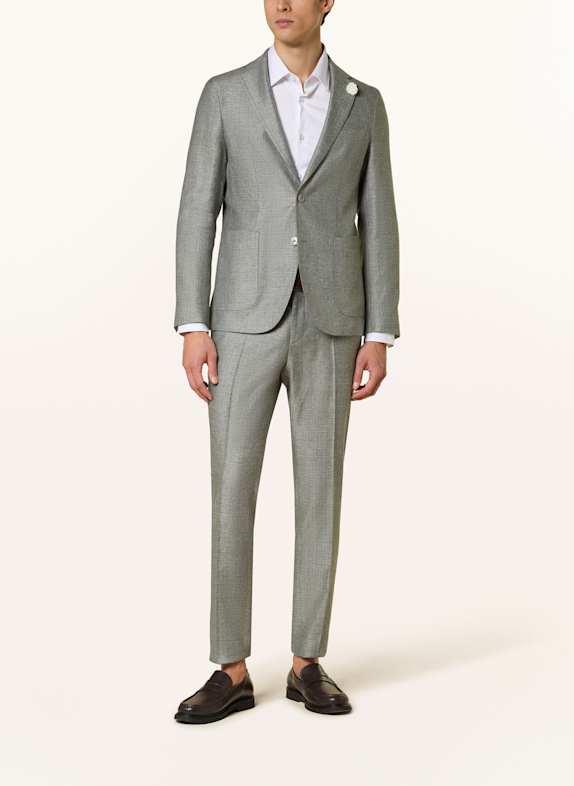 BOSS Anzugsakko HANRY Slim Fit mit Leinen 311 MEDIUM GREEN