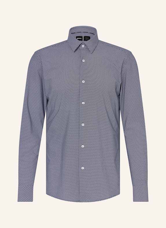 BOSS Hemd HANK Slim Fit DUNKELBLAU