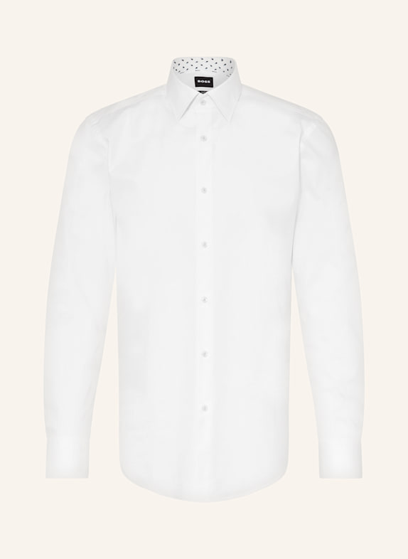 BOSS Shirt HANK slim fit WHITE